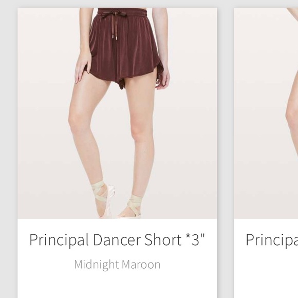 Lululemon Principal Dancer Cupro shorts Sz 4 - Picture 2 of 3